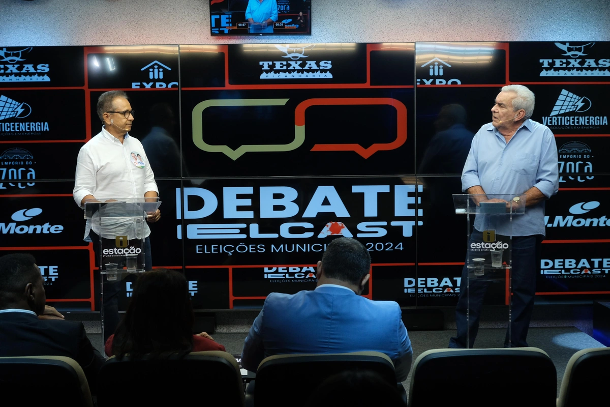 Dr. Hélio e Zé Hamilton em debate sobre Prefeitura de Teresina