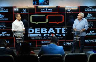 Dr. Hélio e Zé Hamilton em debate sobre Prefeitura de Teresina (Foto: Conecta Piauí)
