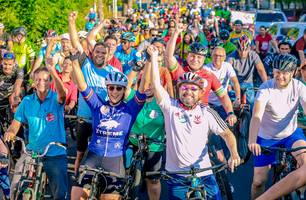 Fábio Novo promove Bicicletaço e reúne centenas de ciclistas em Teresina (Foto: Ascom/Fábio Novo)