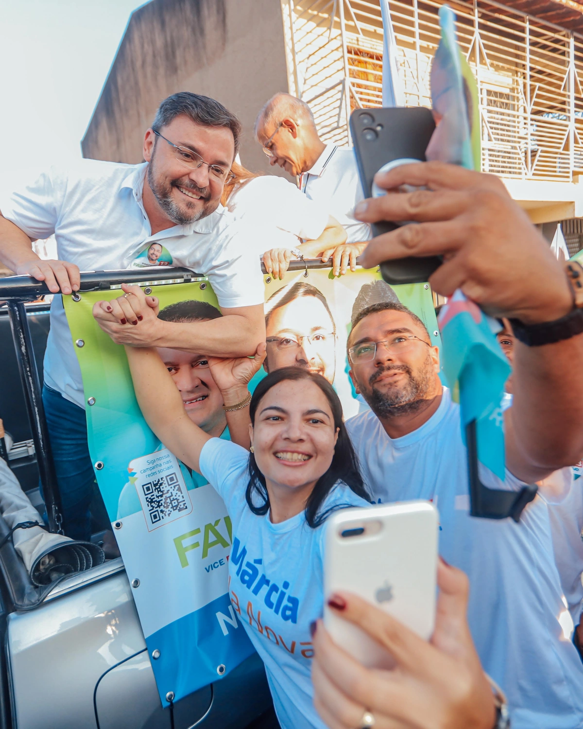 Fábio Novo realiza carreata no bairro Mocambinho, zona Norte de Teresina