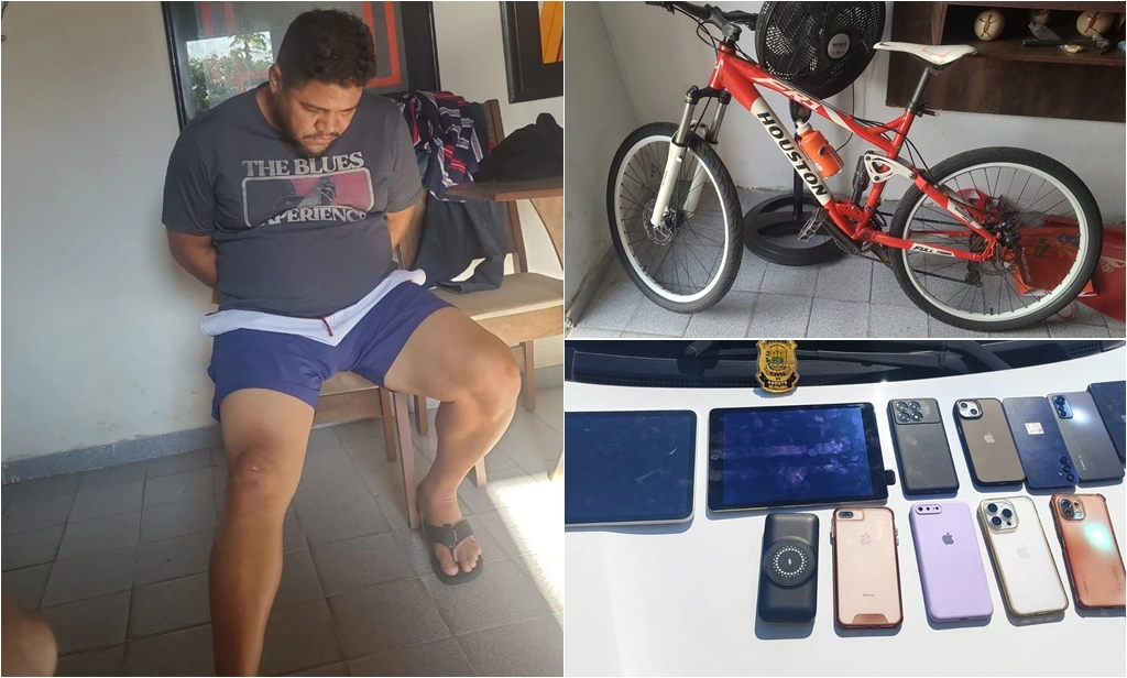 Francisco Viana foi preso por receptação em sua residência no Centro de Teresina