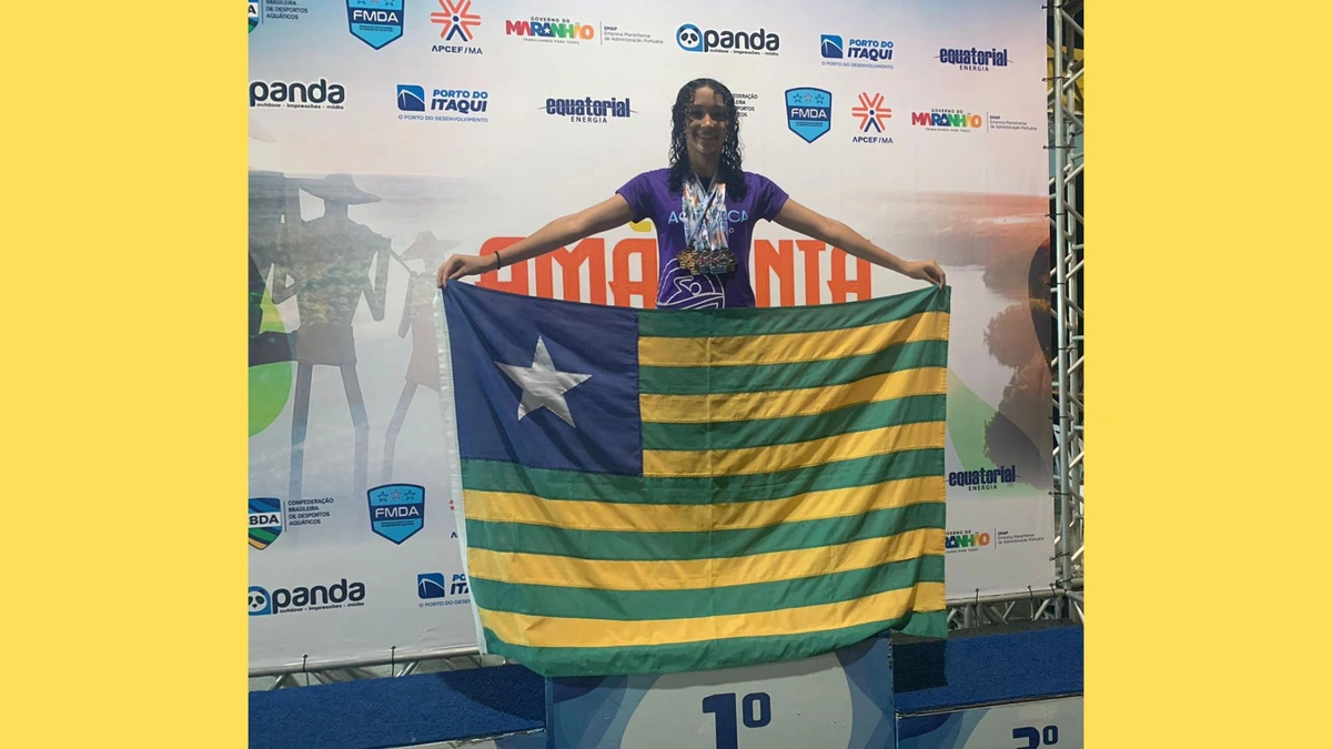 Geovanna Albuquerque Santos, atleta de natação piauiense