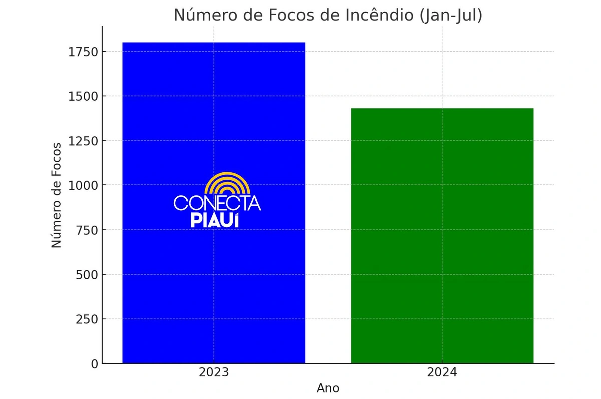 Gráfico Focos de Incêndio