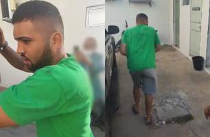 Homem suspeito de tráfico de drogas e roubo é preso na zona Norte de Teresina (Foto: Repórter 12/Conecta Piauí)