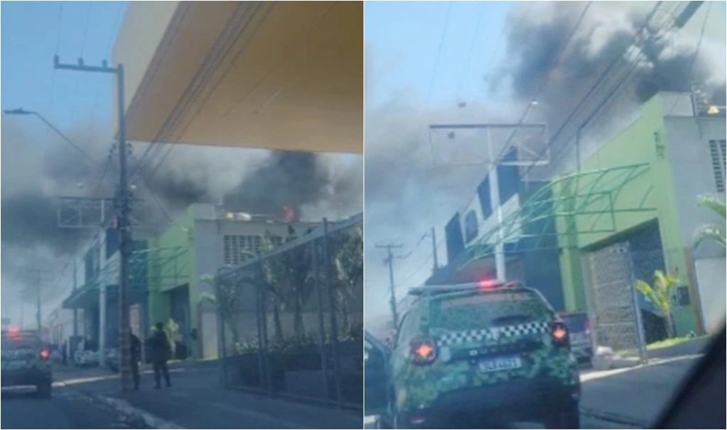 Incêndio na avenida Miguel Rosa
