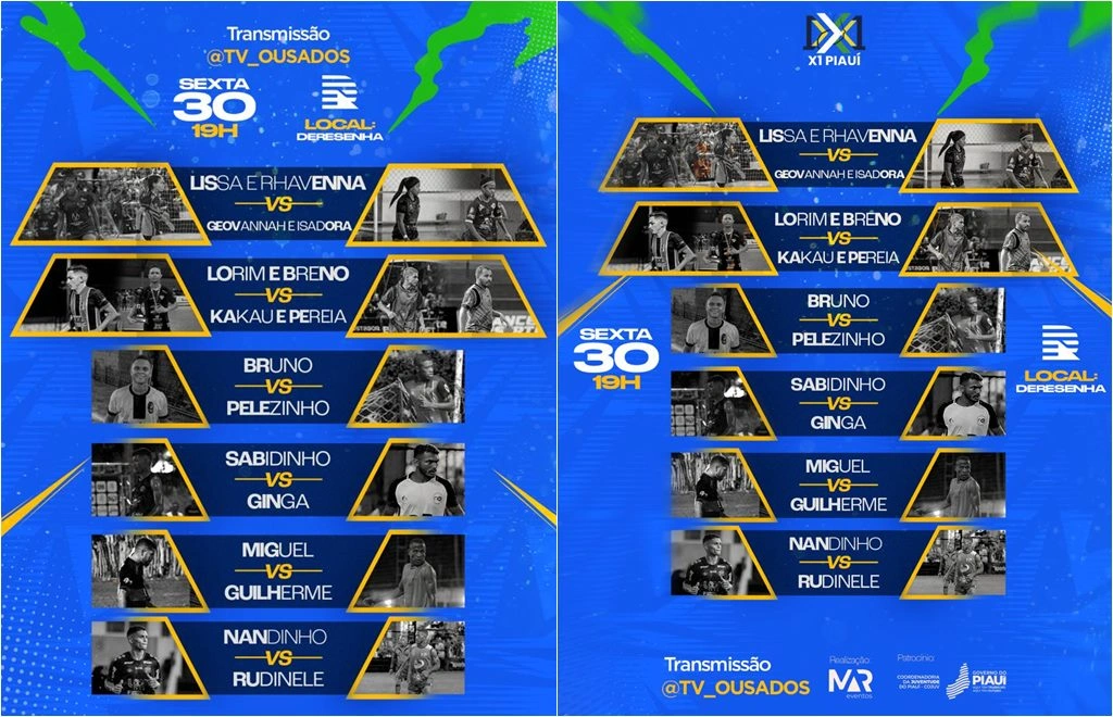 Jogadores se enfrentam na maior competição de X1 do Piauí