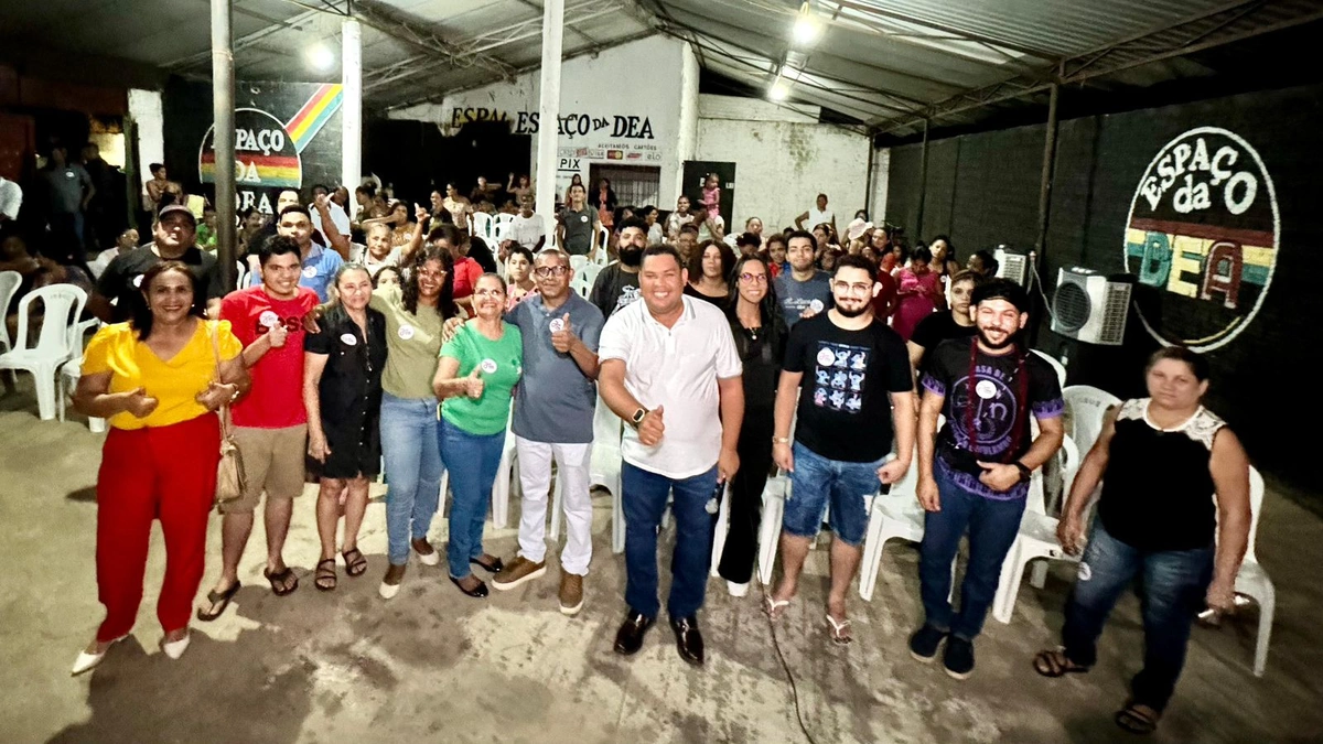 John Wallace reúne mais de 200 apoiadores em evento na zona Norte de Teresina