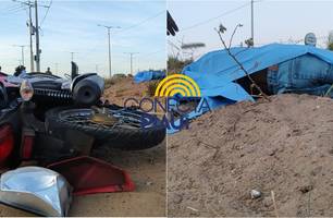 Jovem é assassinado a tiros na BR-316 na zona Sul de Teresina (Foto: Repórter 12 / Conecta Piauí)