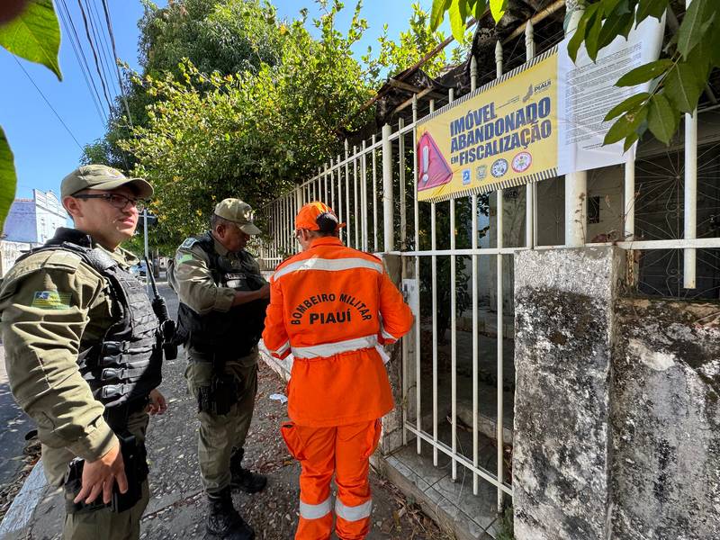 Operação para notificar mais de 200 imóveis no centro de Teresina
