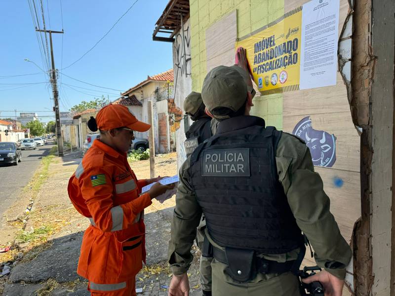 Operação para notificar mais de 200 imóveis no centro de Teresina