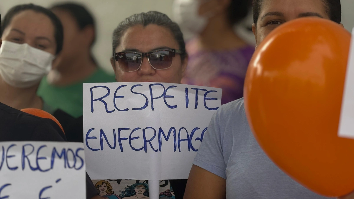 Profissionais de enfermagem do Hospital HapVida em Teresina