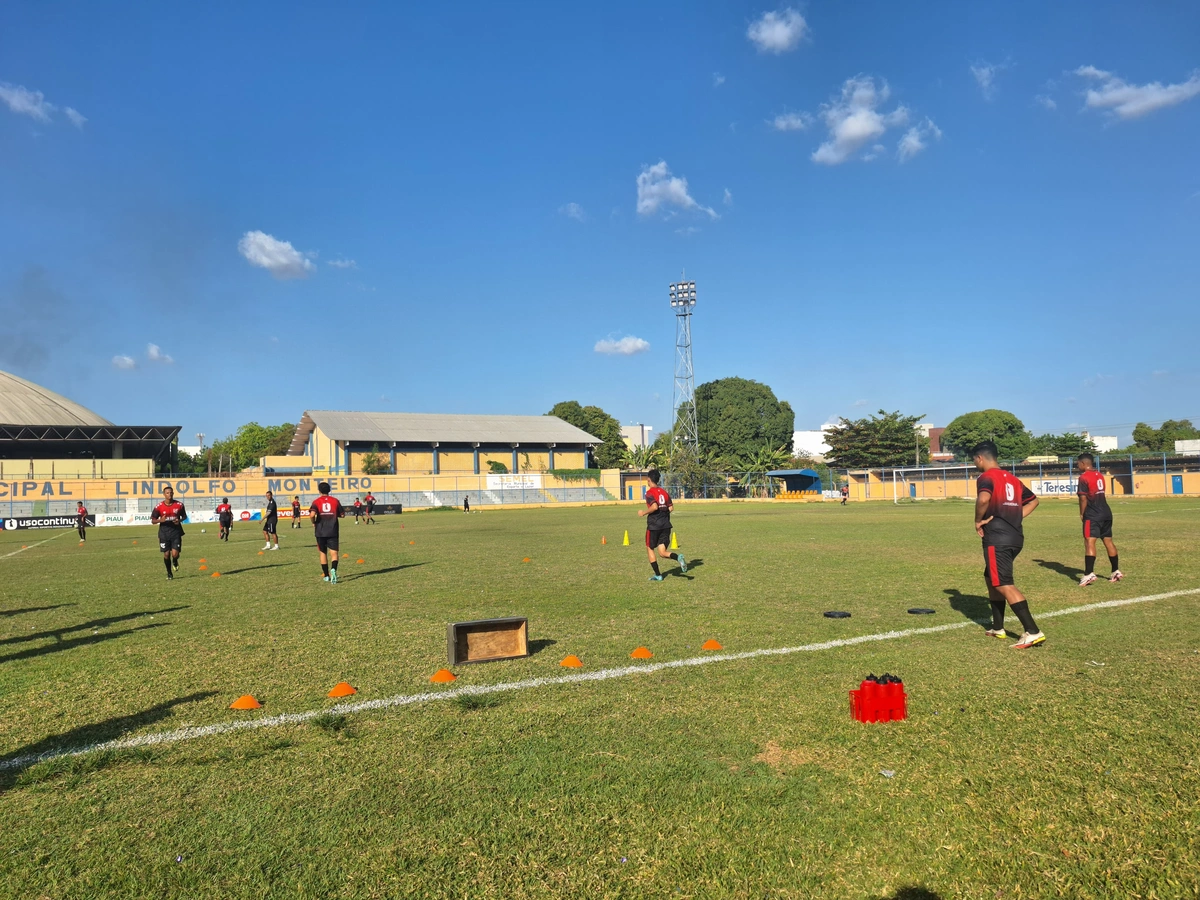Treino do Flamengo-PI
