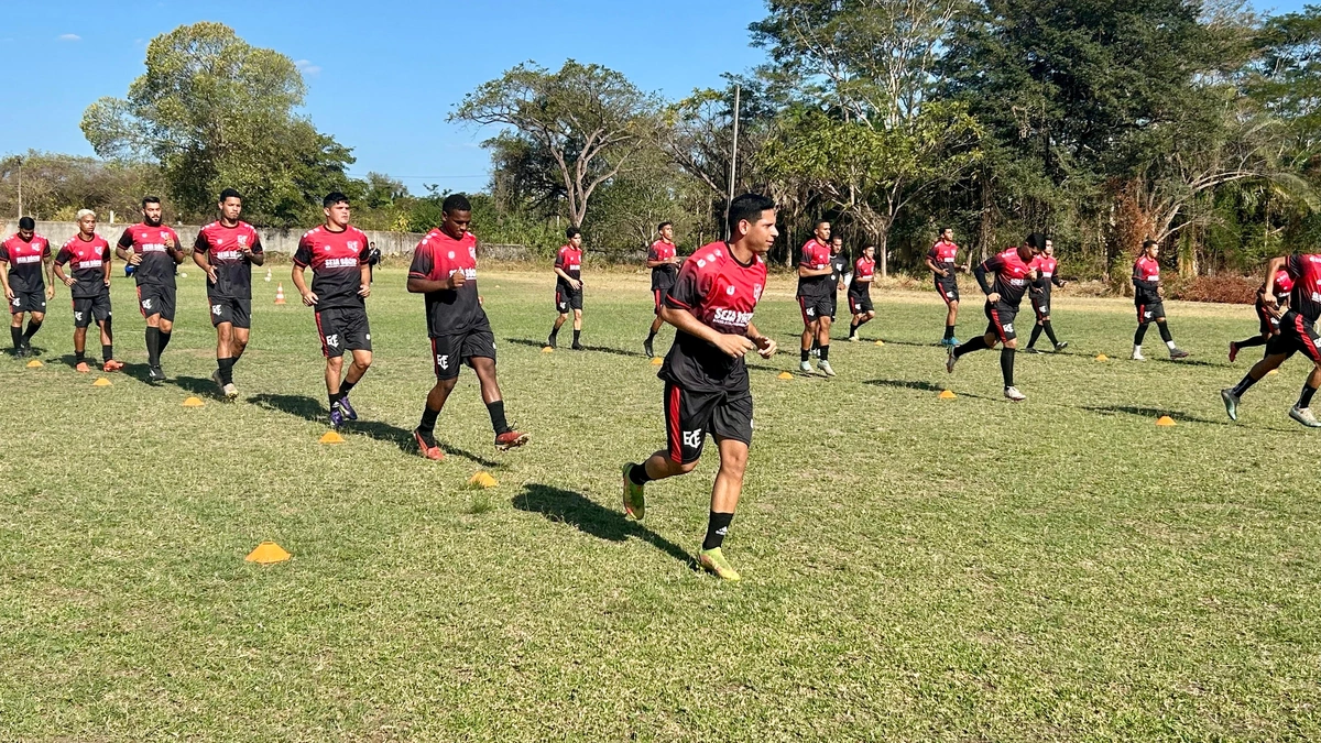 Treino do Flamengo-PI