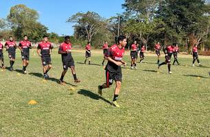Treino do Flamengo-PI (Foto: Pedro Melo/Conecta Piauí)