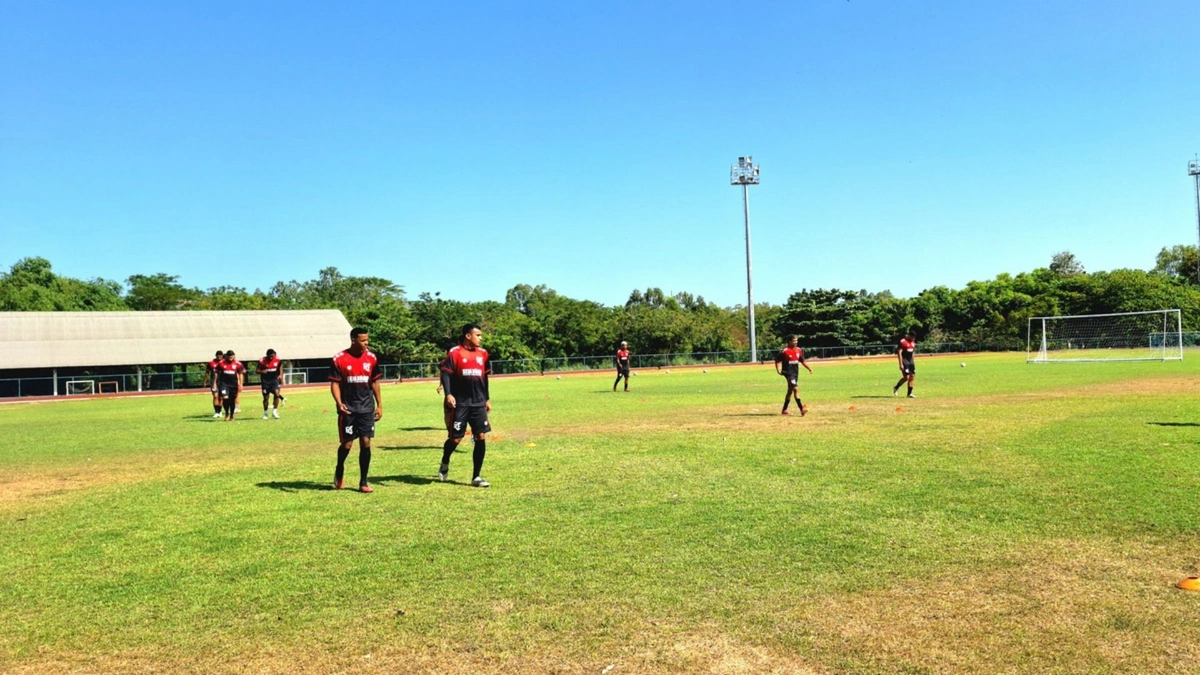Treino do Flamengo-PI