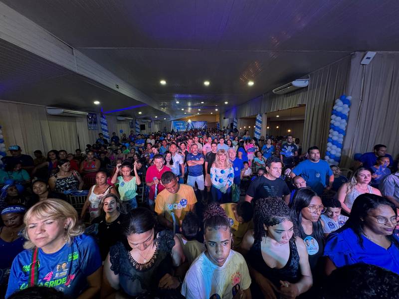 Vinicius lança candidatura a vereador de Caxias em evento com grande público