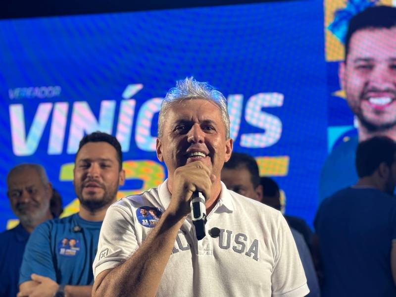 Vinicius lança candidatura a vereador de Caxias em evento com grande público
