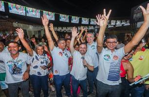 Candidato a vereador Celso Henrique realiza reunião com Fábio Novo em Teresina (Foto: Luan Caio)