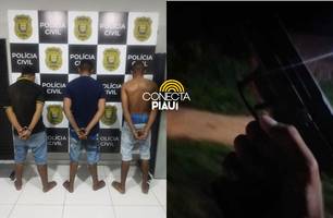 Criminosos que exibiam armas em vídeo são presos em Colônia do Gurguéia (Foto: Reprodução)