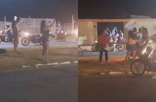 Eleitoras são vítimas de violência durante carreata em apoio a Francisco Emanuel (Foto: Reprodução)