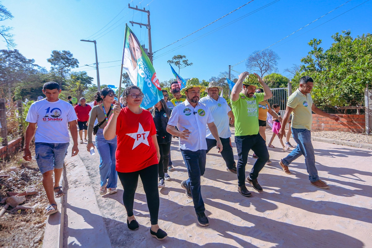 Fábio Novo visita Assentamento El Shaday e participa de caminhada