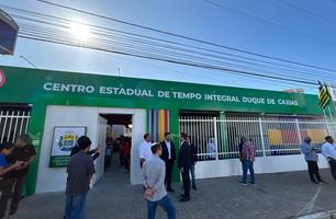 Governador inaugura modernização de escola em Teresina e lança projeto de turismo (Foto: Eduardo Amorim / Conecta Piauí)