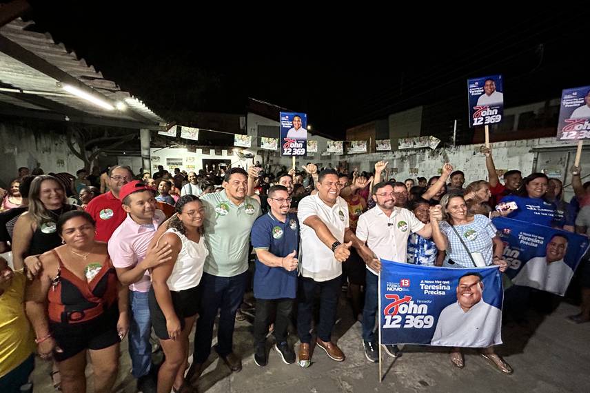 John Wallace reúne centenas de pessoas com o apoio de Fábio Novo em Teresina John Wallace reúne centenas de pessoas com o apoio de Fábio Novo em Teresina
