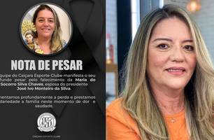 Nota de pesar do Caiçara (Foto: Reprodução/Redes Sociais)