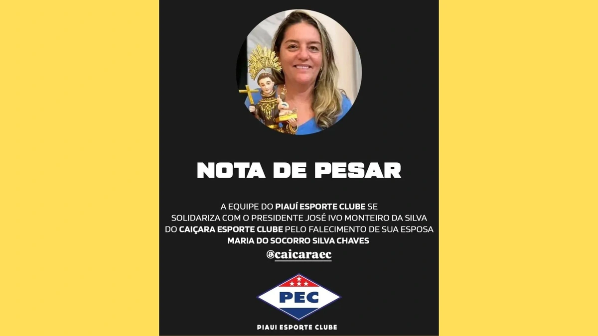 Nota de pesar do Piauí EC