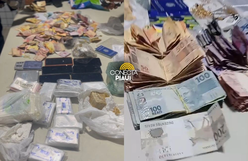 Polícia desarticula boca de fumo e apreende R$ 9 mil reais na zona Sul de Teresina