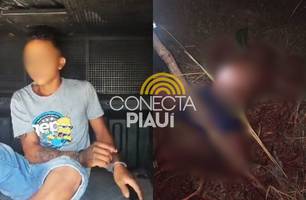 Preso por matar ex-padrasto após ameaças contra mãe vai à audiência em Teresina (Foto: Reprodução)