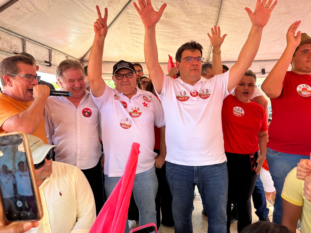 Rafael Fonteles e candidato a prefeito Reginaldo