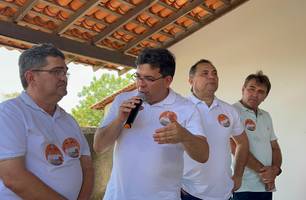Rafael Fonteles reafirma força do candidato Washington Luiz em Caxingó do Piauí (Foto: Conecta Piauí)