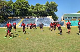 Treino do Flamengo-PI (Foto: Leia Alencar/Fla-PI)