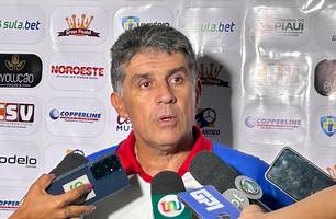Wallace Lemos, técnico do Piauí Esporte Clube (Foto: Pedro Melo/Conecta Piauí)