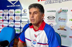 Wallace Lemos, técnico do Piauí Esporte Clube (Foto: Pedro Melo/Conecta Piauí)