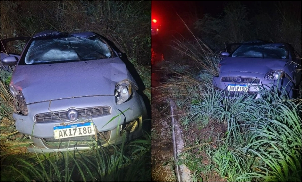 Carro com cinco pessoas tomba na BR-135 e passageiros são socorridos no Piauí