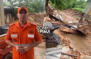 Corpo de Bombeiros reforça orientações à famílias afetadas pelas chuvas em Picos (Foto: Conecta Piauí)