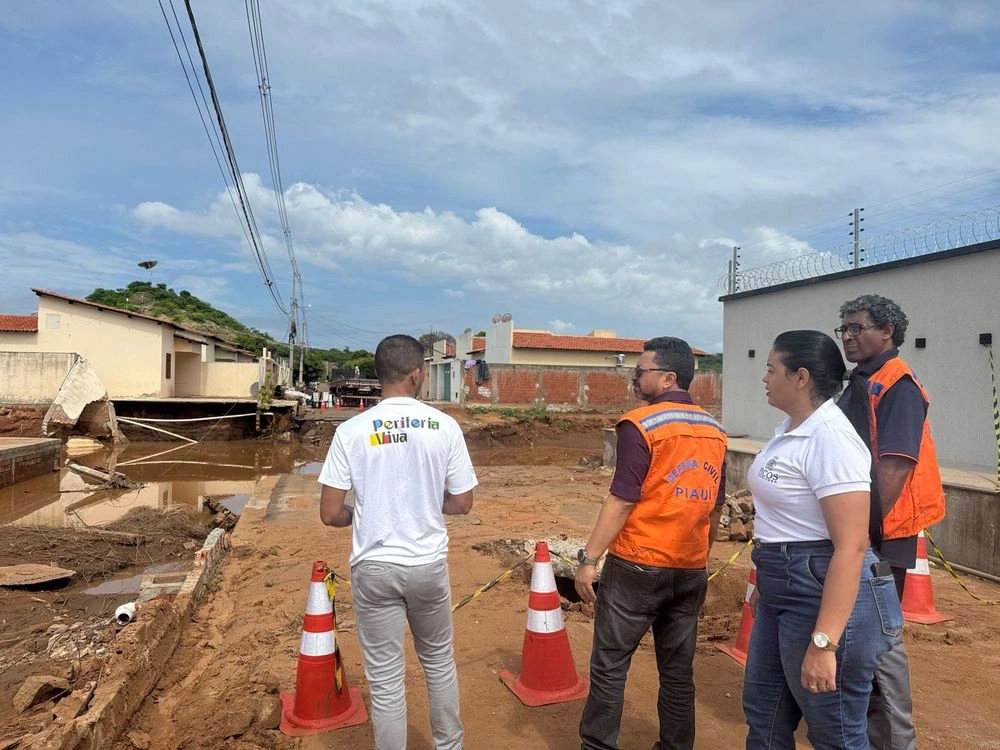 Defesa Civil Nacional realiza visita técnica em Picos para levantamento de danos