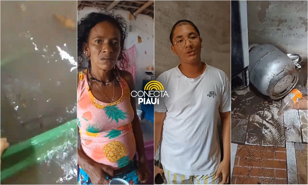 Famílias perdem tudo em alagamentos em Parnaíba