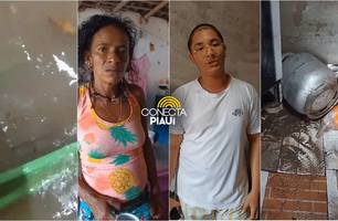 Famílias perdem tudo em alagamentos em Parnaíba (Foto: Luzia Paula / Conecta Piauí)