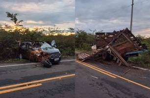 Grave acidente deixa duas mulheres mortas e um ferido entre Oeiras e Colônia do PI (Foto: Reprodução)