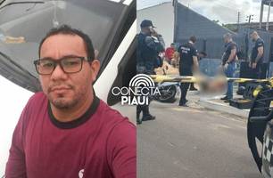 Homem é morto a tiros após deixar filha em igreja evangélica em Parnaíba (Foto: Luzia Paula/Conecta Piauí)