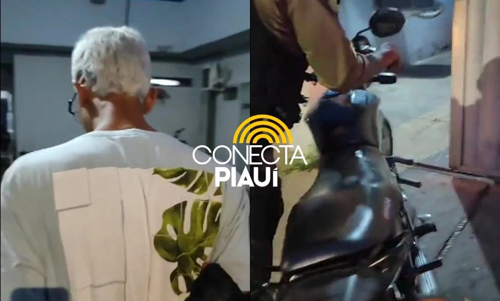 Jovem é preso após dar 'grau' na frente de viatura da PM e tentar fuga em Teresina