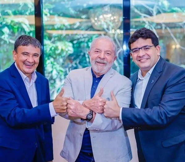 Lula, Rafael Fonteles e Wellington Dias