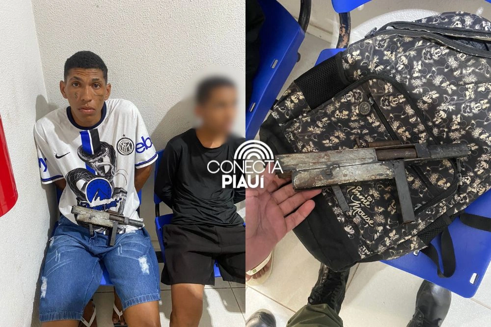 Polícia apreende dupla com arma de fabricação caseira em União