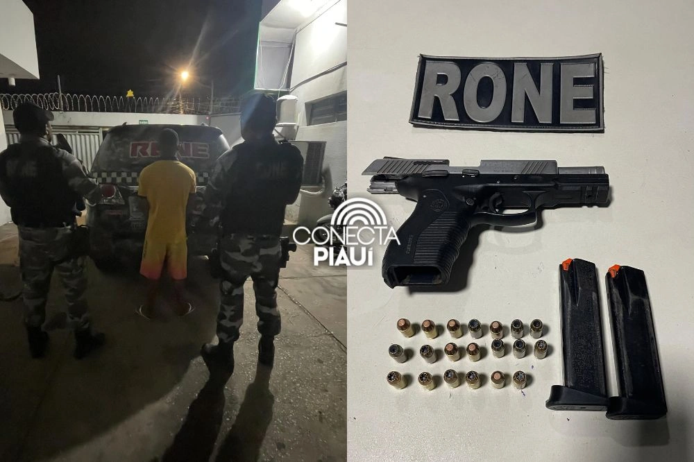 Polícia apreende menor de idade armado após tentativa de fuga em Teresina