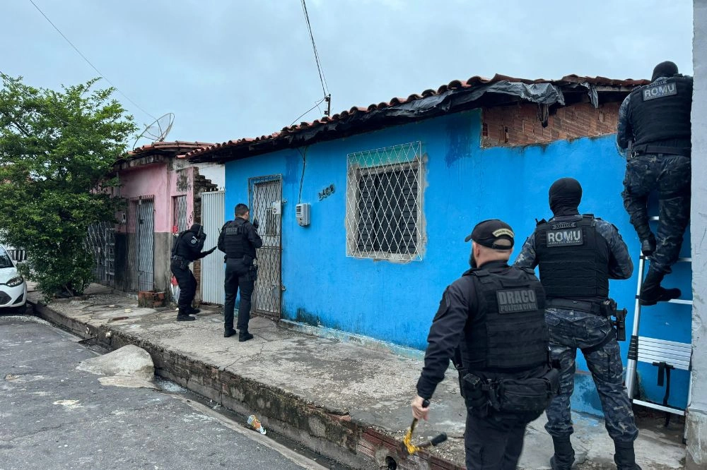 Polícia deflagra Operação DRACO 176 em Teresina para combater facção criminosa