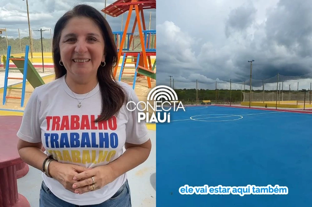 Prefeita de Luís Correia anuncia entrega do novo Complexo Esportivo do Poço Verde