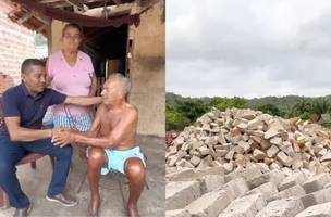 Prefeito Aluízio Vaz inicia gestão com obras no bairro Maricá, em Porto Piauí (Foto: Reprodução)